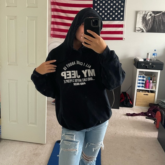 Jeep Other - Men's Black Hoodie